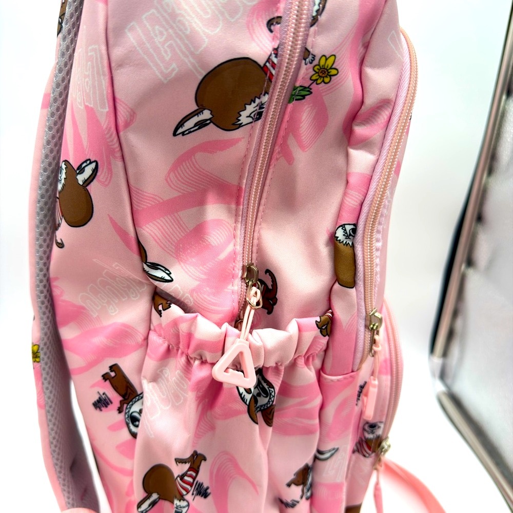 Labubu Inspired Kawaii Pink Backpack - Picture 3 of 3